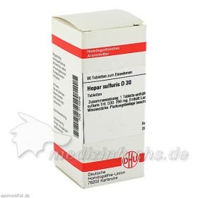 HEPAR SULF D30, 80 ST – PZN 2115546 из Германии