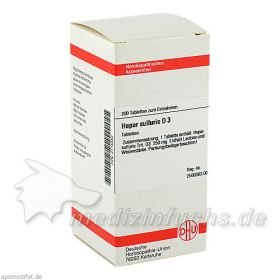 HEPAR SULF D 3, 200 ST – PZN 2115552 из Германии