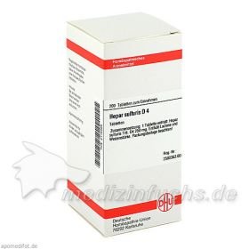 HEPAR SULF D 4, 200 ST – PZN 2115569 из Германии