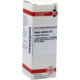 HEPAR SULF D 8, 20 ML – PZN 2115606 из Германии