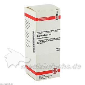 HEPAR SULF D 8, 50 ML – PZN 2115629 из Германии