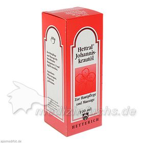 HETTRAL JOHANNISKRAUTOEL, 100 ML – PZN 2249057 из Германии