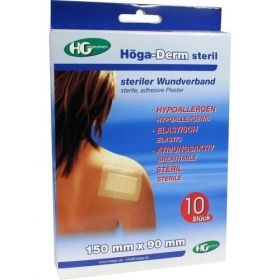 Hoega-Derm steriles Pflaster 150mmx90mm, 10 ST – PZN 2501195 из Германии