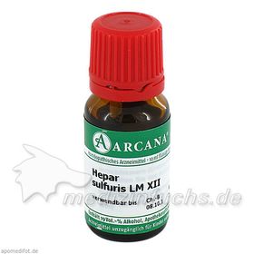 HEPAR SULFUR ARCA LM 12, 10 ML – PZN 2602140 из Германии
