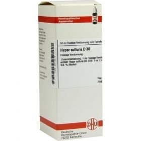 HEPAR SULF D30, 50 ML – PZN 2810016 из Германии