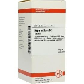 HEPAR SULF D 2, 200 ST – PZN 2812280 из Германии