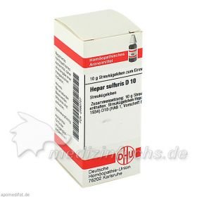HEPAR SULF D10, 10 G – PZN 2890707 из Германии