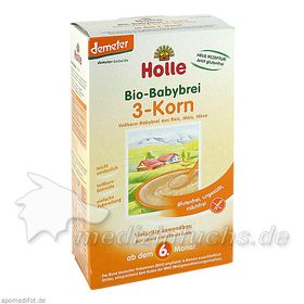 Holle Bio-Babybrei 3-Korn, 250 G – PZN 2909252 из Германии