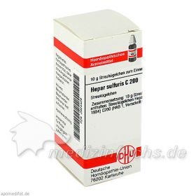 HEPAR SULF C200, 10 G – PZN 2924429 из Германии