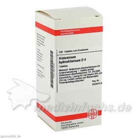 HISTAMINUM HYDROCHLOR D 4, 200 ST – PZN 2924530 из Германии