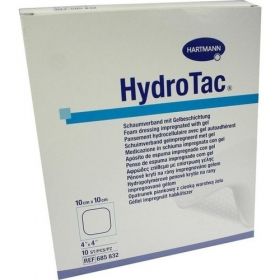 HydroTac Schaumverband 10x10cm steril, 10 ST – PZN 3451312 из Германии