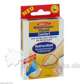 Hühneraugen Pflaster Comfort hydrocolloid, 6 ST – PZN 3628383 из Германии