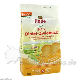 Holle Bio Baby Dinkel-Zwieback, 200 G – PZN 3706901 из Германии