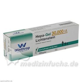 Hepa-Gel 30000 I.E. Lichtenstein, 100 G – PZN 3970213 из Германии