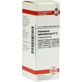 HISTAMINUM HYDROCHLOR D12, 20 ML – PZN 4220342 из Германии