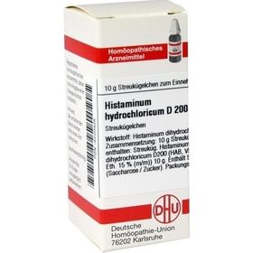 HISTAMINUM HYDROCHLOR D200, 10 G – PZN 4220425 из Германии