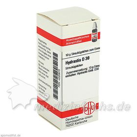 HYDRASTIS D30, 10 G – PZN 4220572 из Германии