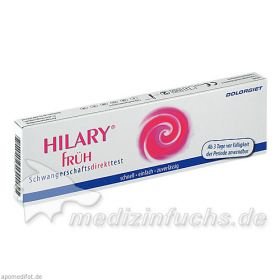 HILARY Früh Schwangerschaftstest, 1 ST – PZN 4228869 из Германии