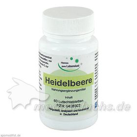 Heidelbeer-Augen Tabletten, 60 ST – PZN 428502 из Германии