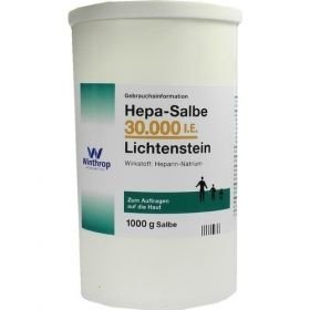 Hepa-Salbe 30000 I.E. Lichtenstein, 1000 G – PZN 4345256 из Германии