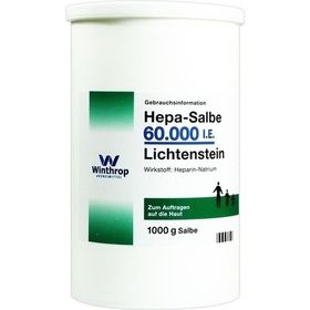 Hepa-Salbe 60000 I.E. Lichtenstein, 1000 G – PZN 4345322 из Германии