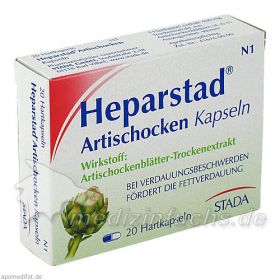 Heparstad Artisch.-Kapseln, 20 ST – PZN 449237 из Германии