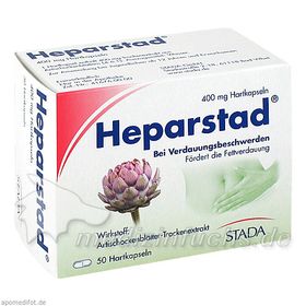 Heparstad Artisch.-Kapseln, 50 ST – PZN 449243 из Германии