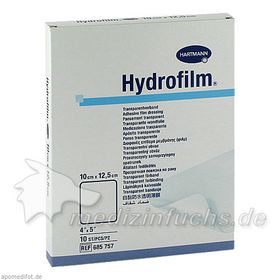 Hydrofilm Transparentverband 10x12.5cm, 10 ST – PZN 4601297 из Германии