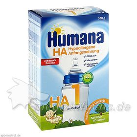 Humana HA 1, 500 G – PZN 4642712 из Германии
