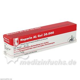 HEPARIN AL GEL 30000, 40 G – PZN 4668284 из Германии
