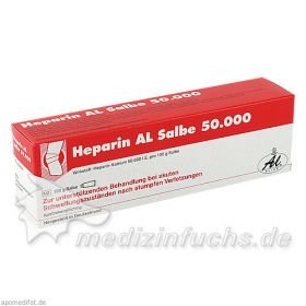 HEPARIN AL SALBE 50000, 100 G – PZN 4668350 из Германии