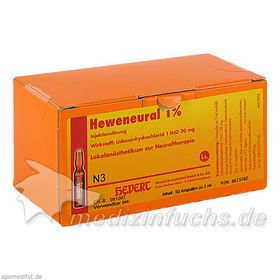HEWENEURAL 1%, 50X2 ML – PZN 4673782 из Германии