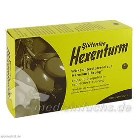 HEXENTURM BLUETENTEE HARNSÄURELÖSER TEE, 180 G – PZN 486988 из Германии