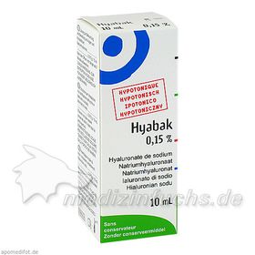 Hyabak, 10 ML – PZN 4905034 из Германии