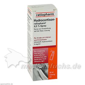 Hydrocortison-ratiopharm Spray 0.5%, 30 ML – PZN 5024376 из Германии