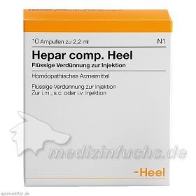 Hepar comp. Heel, 10 ST – PZN 6340636 из Германии