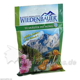 Husten-Bonbons Kräuter Wiedenbauer, 100 G – PZN 6809607 из Германии