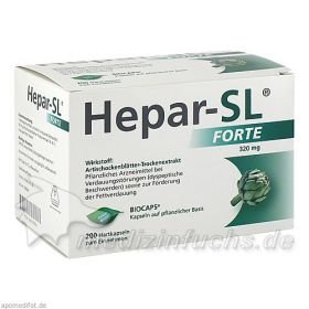 HEPAR SL forte Hartkapseln, 200 ST – PZN 6894808 из Германии