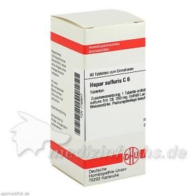 HEPAR SULF C 6, 80 ST – PZN 7169647 из Германии