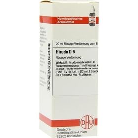 HIRUDO D 6, 20 ML – PZN 7169682 из Германии