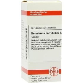 HELODERMA HORRIDUM D12, 80 ST – PZN 7457197 из Германии