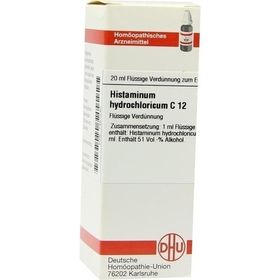 HISTAMINUM HYDROCHLOR C12, 20 ML – PZN 7457240 из Германии