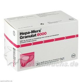 Hepa Merz Granulat 6000 BTL, 30 ST – PZN 7469993 из Германии