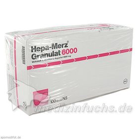 Hepa Merz Granulat 6000 BTL, 100 ST – PZN 7470016 из Германии