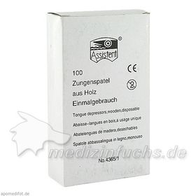 Holzmundspatel, 100 ST – PZN 7485934 из Германии