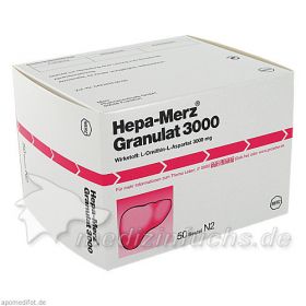 HEPA MERZ GRANULAT 3000, 50 ST – PZN 7620622 из Германии
