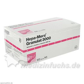 HEPA MERZ GRANULAT 3000, 100 ST – PZN 7620639 из Германии