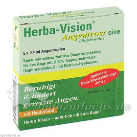 Herba-Vision Augentrost sine, 5X0.4 ML – PZN 7666280 из Германии