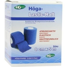 Höga-Lastic-Haft blau 8cmx5m, 1 ST – PZN 827107 из Германии