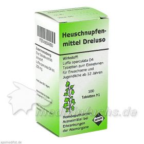 HEUSCHNUPFENMITTEL DRELUSO, 100 ST – PZN 834900 из Германии